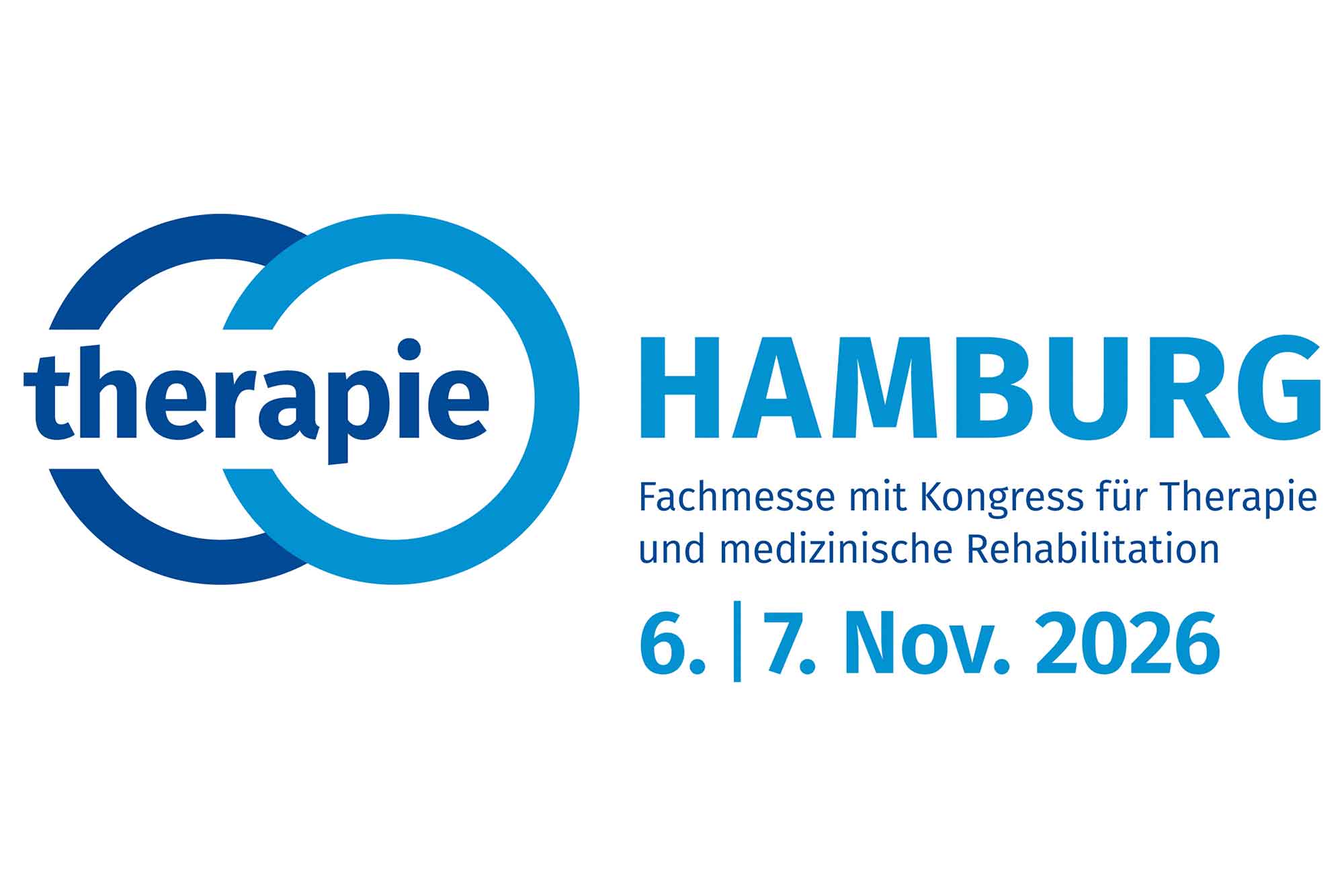 therapie HAMBURG – Fachmesse mit Kongress für Therapie und medizinische Rehabilitation, 6. und 7. November 2026