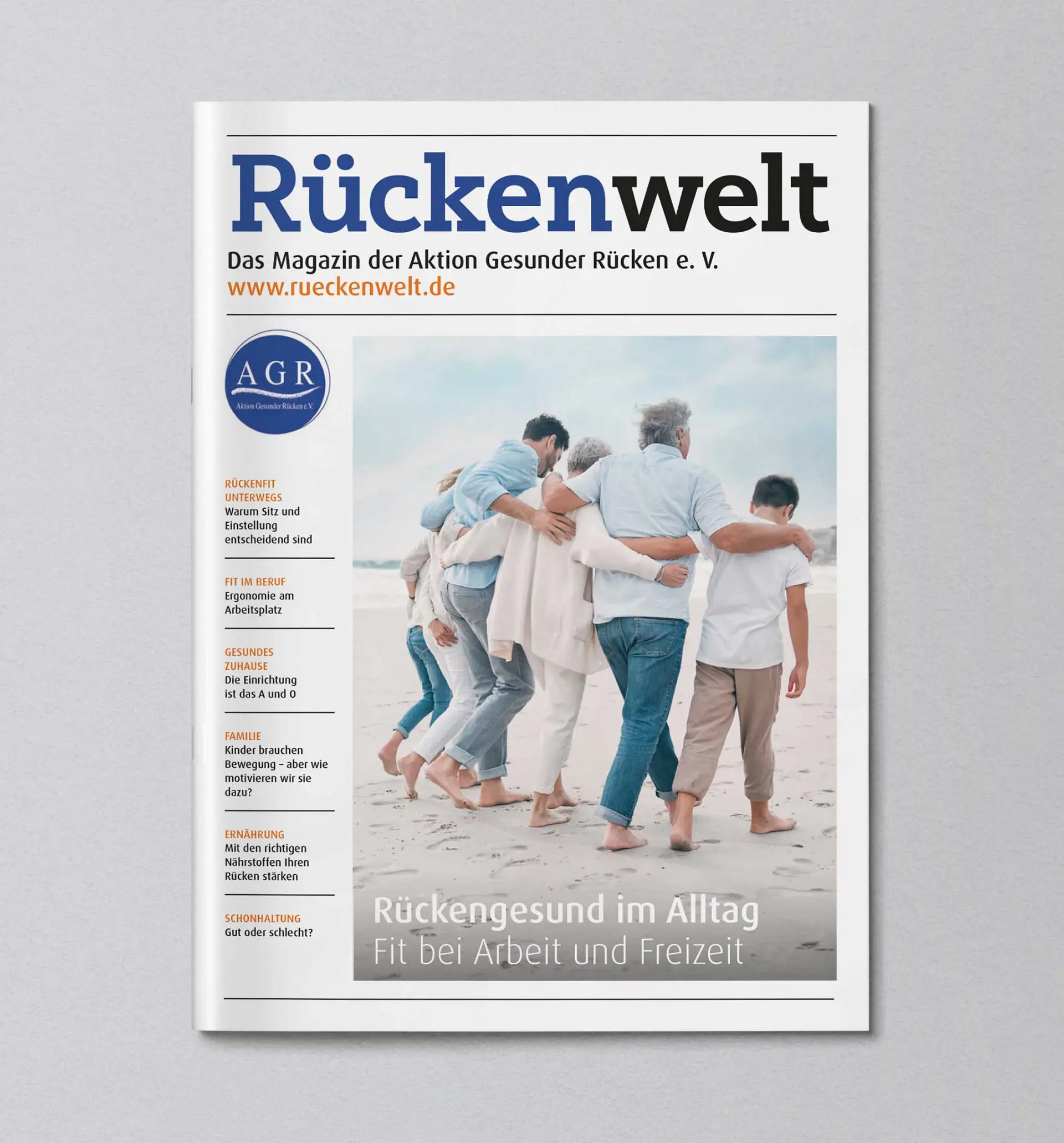 Rückenwelt das Magazin der Aktion Gesunder Rücken